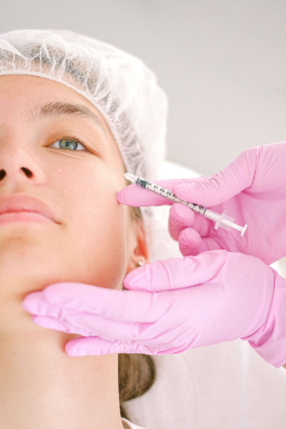 Procedimiento en clínica de estética